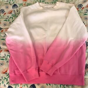 Gap Boyfriend Tie Die Sweatshirt - Pink